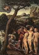 Lucas  Cranach The Judgment of Paris_3 USA oil painting artist